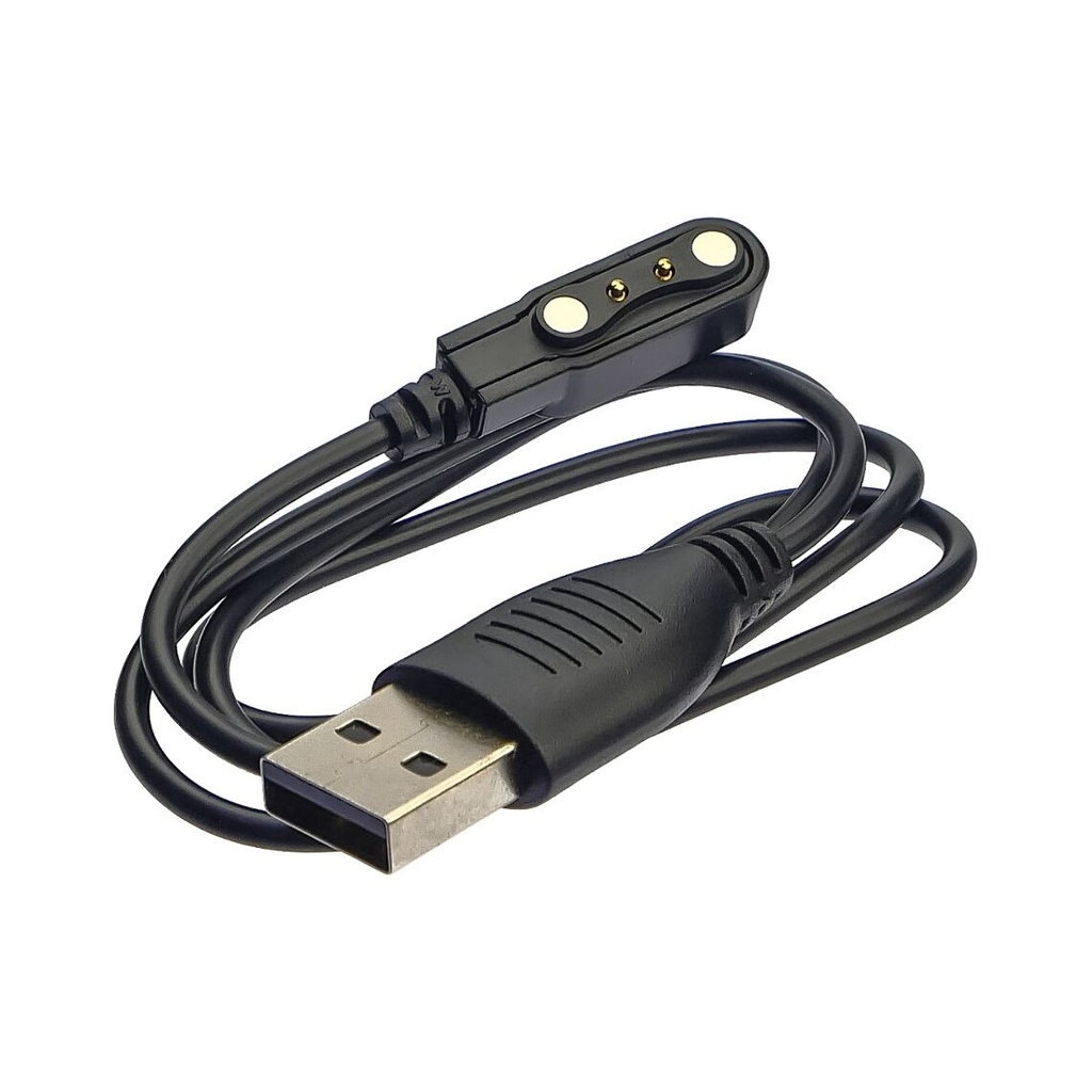 USB кабель для смарт годинника Hoco Y5/ Y6/ Y7/ Y8/ Y5 Pro чорни