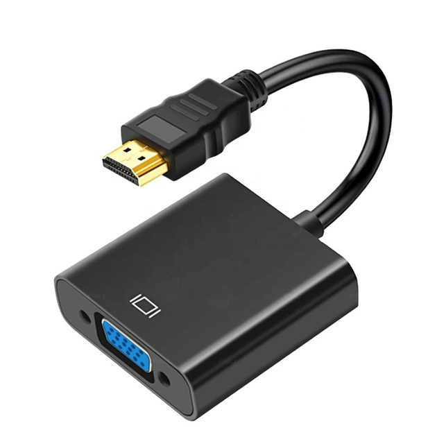 Перехідник HDMI to VGA чорний