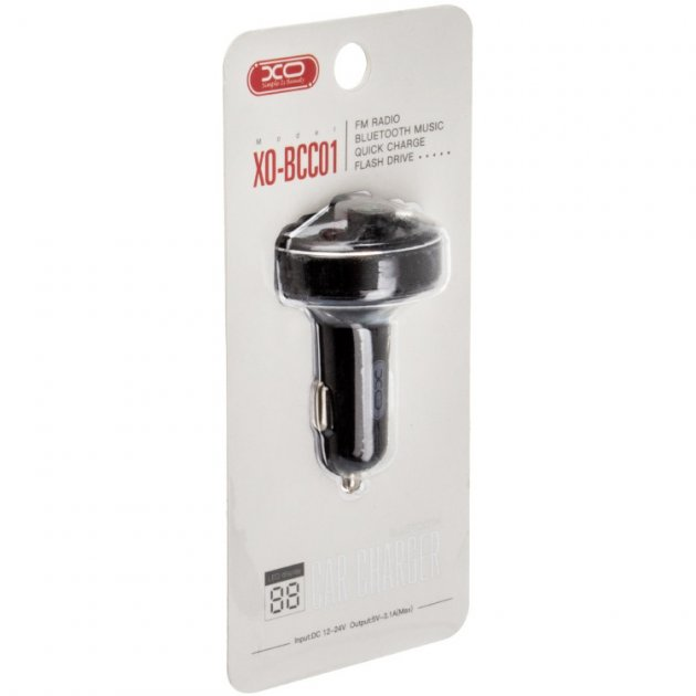 FM Transmitter XO BCC01 (Black)