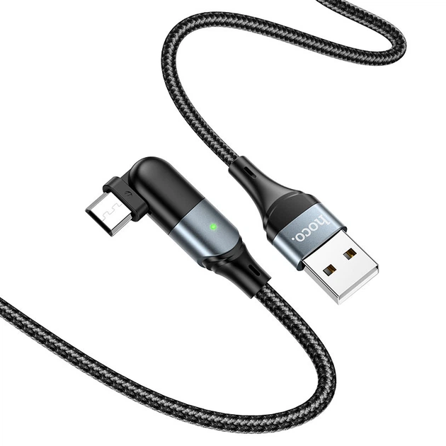 Hoco U100 Orbit Micro USB Cable (Black)