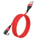 USB Cable Hoco U100 Orbit Type-C (Red)