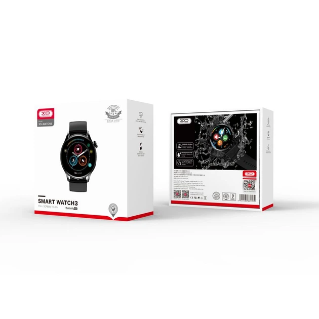Смарт годинник  XO WATCH3 (Чорний)