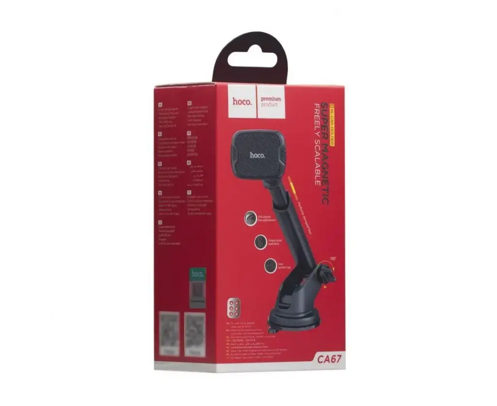 Car holder Hoco CA67 magnetic black