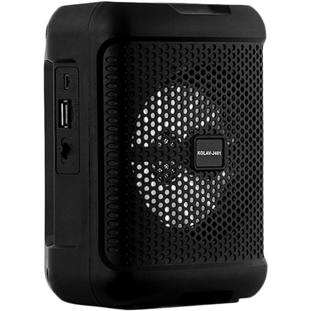 Bluetooth Колонка KOLAV-J401 (4"/USB/TF/FM/Bluetooth/TWS/3.7V 800mA/)Black