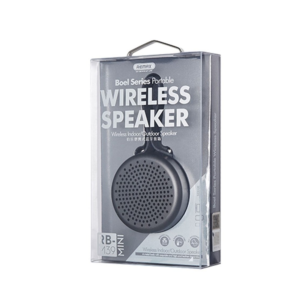 Wireless speaker Remax RB-M39 mini dark gray