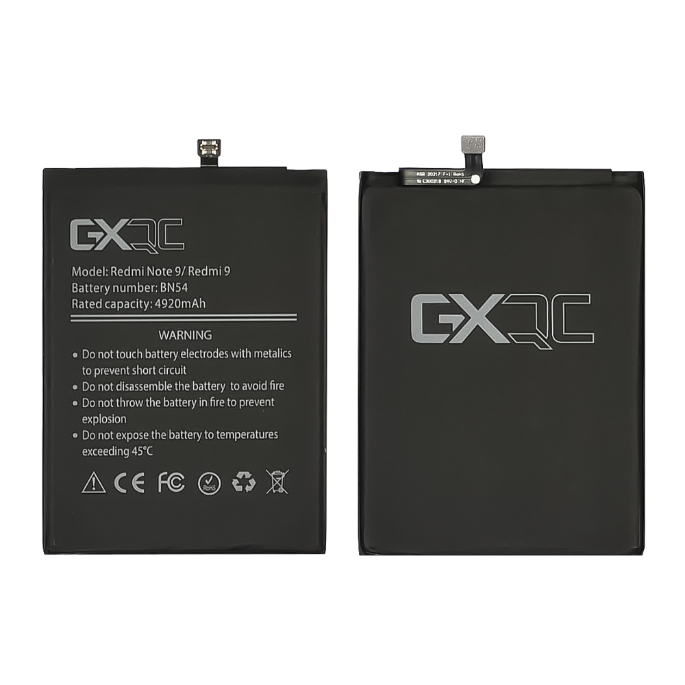 Акумулятор GX BN54 для Xiaomi Redmi Note 9/Redmi 9/Redmi 10X