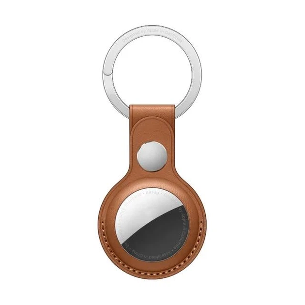 Keychain case for AirTag Leather