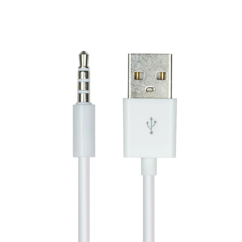 Кабель-перехідник PowerPlant USB AM-4pin Jack 3.5мм для iPod Shuffle 0.15 м