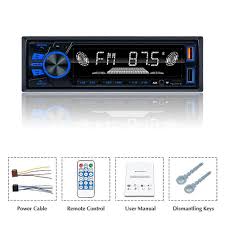 Автомобільний радіоприймач X-REAKO 820 MP3-плеєр FM-тюнер з AUX-входом, функцією заряджання через USB, BT SD та бездротовим пультом дистанційного керування на кермі