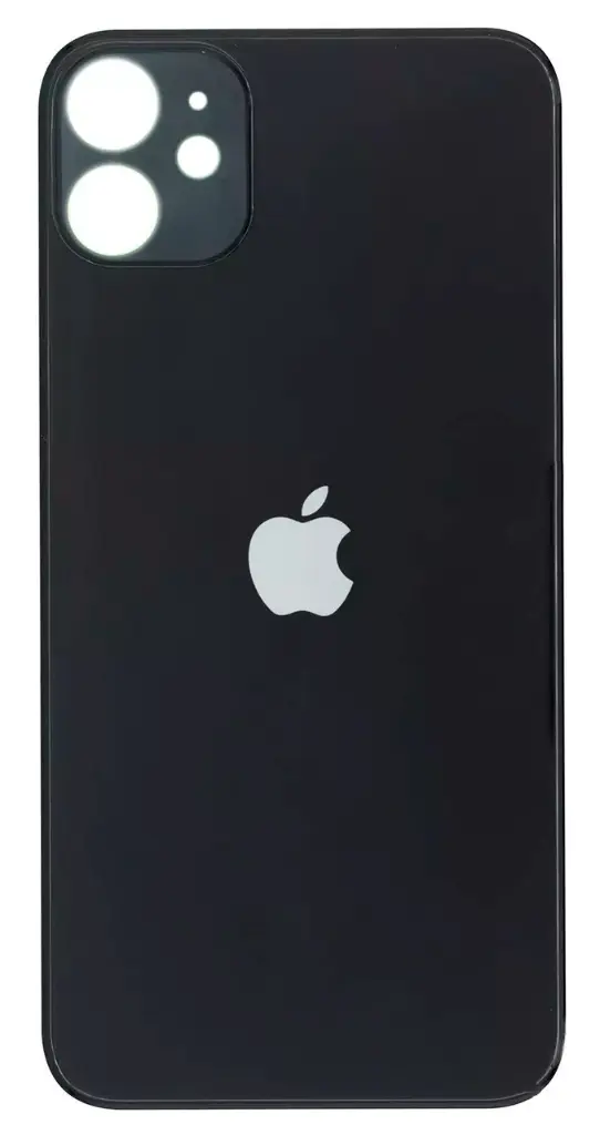 Задня кришка Apple iPhone 11, великий виріз під камеру, PRC, Black