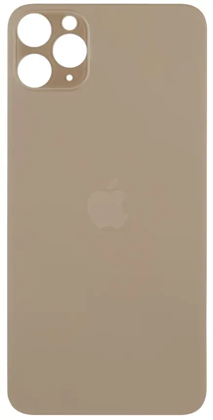 Задня кришка Apple iPhone 11 Pro Max, великий виріз під камеру,  Gold
