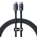 Cable Baseus Crystal Shine Series Type-C to Type-C 100W (1.2m) (black)