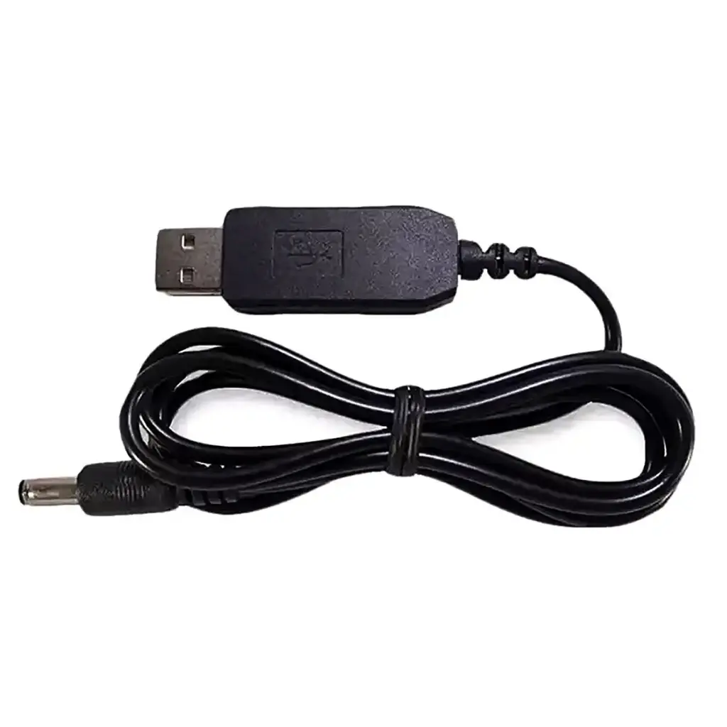 Кабель живлення USB-DC 5.5x2.1 12В 2.1 Ам