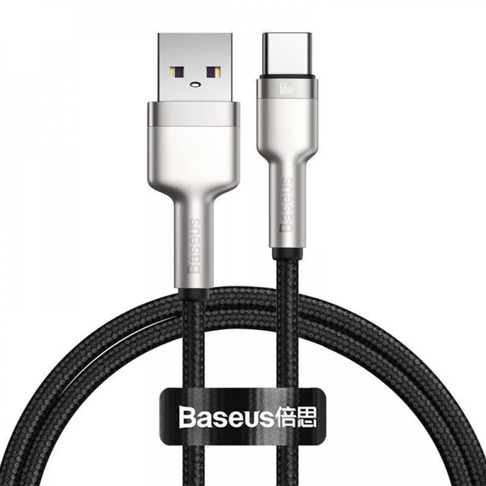 USB cable Baseus Cafule Metal Data Type-C 66W (0.25m)