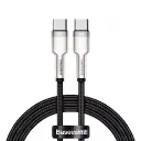 Кабель Baseus Cafule Metal Type-C to Type-C 100W (1m) (white)