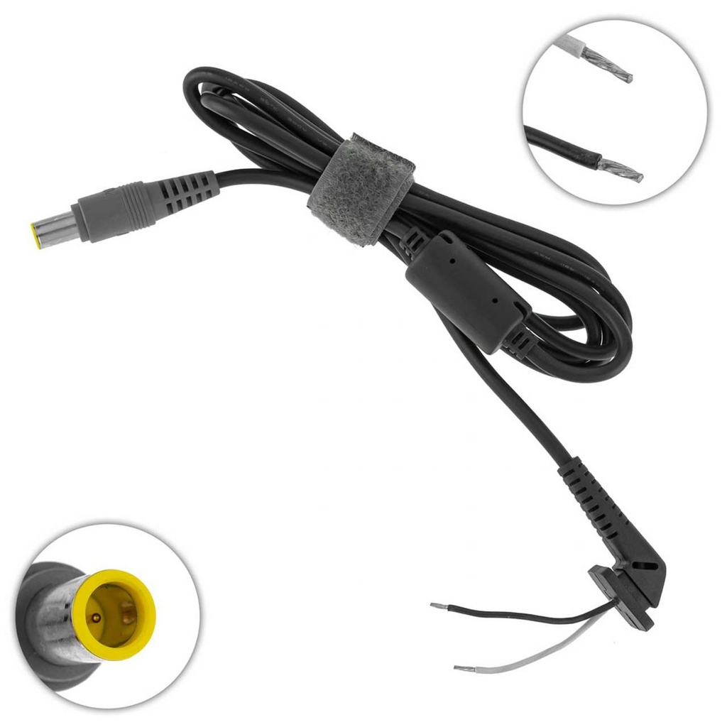 Cable for IBM/Lenovo laptop RAM 7.9*5.5mm+pin+ferrite filter+clamp