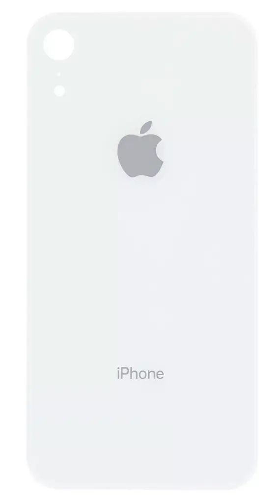 Back glass for Apple iPhone XR white