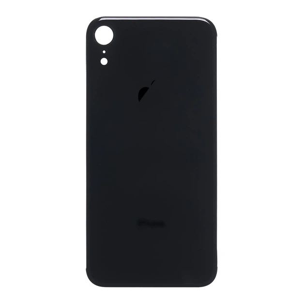 Задня кришка Apple iPhone XR, великий виріз під камеру, Black