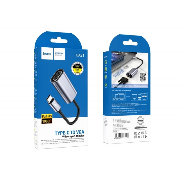 Hoco UA21 Origin Type-C to VGA adapter