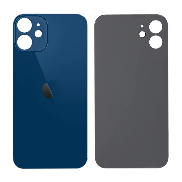 Задня кришка Apple iPhone 12, великий виріз під камеру, Blue
