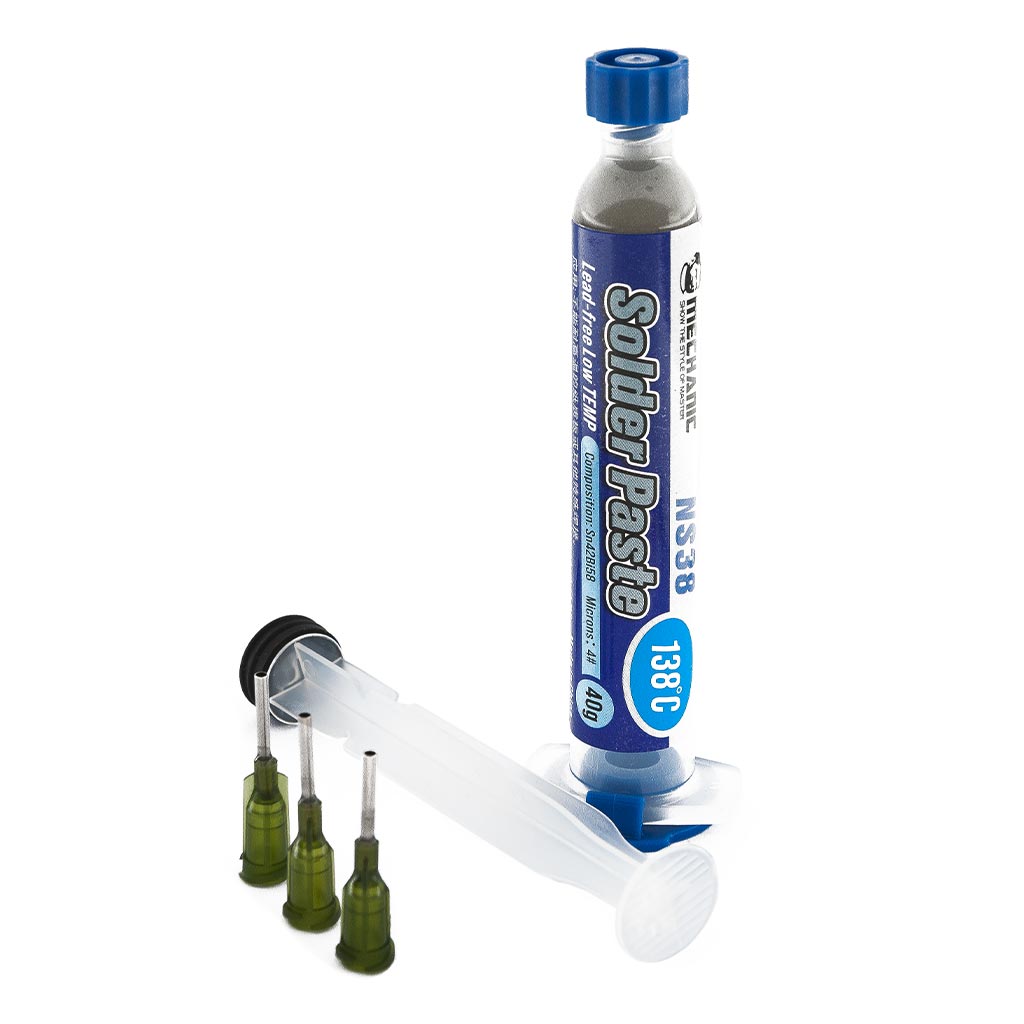 BGA paste for rolling balls Mechanic NS38, melting point: 138°C, (40g), lead-free