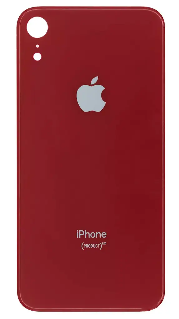 Задня кришка Apple iPhone XR, великий виріз під камеру, Red