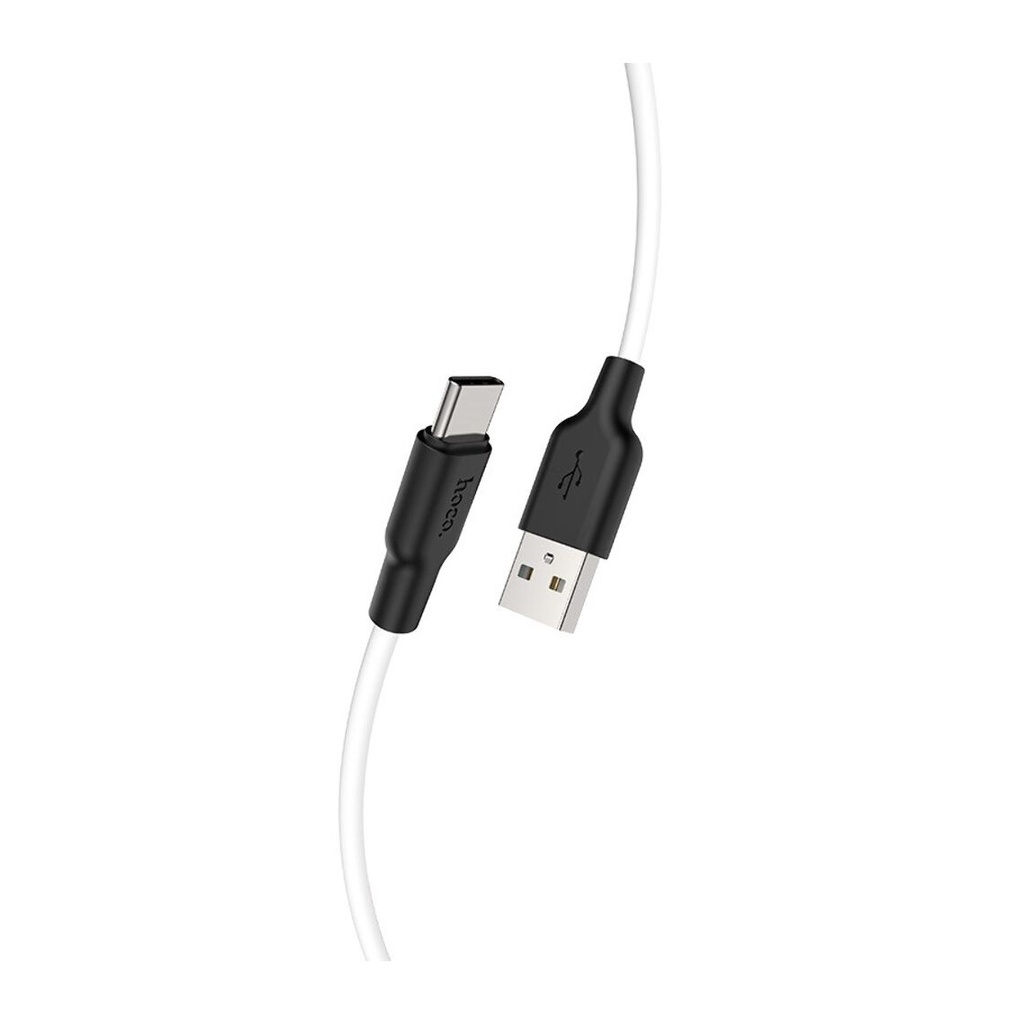 USB кабель Hoco X21 Plus Type-C 2.4A 1m білий