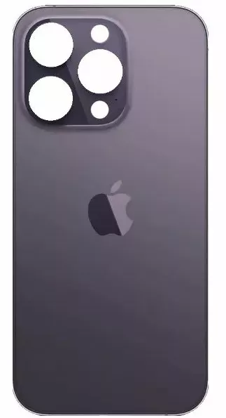 Back cover for iPhone 14 Pro, purple, small hole