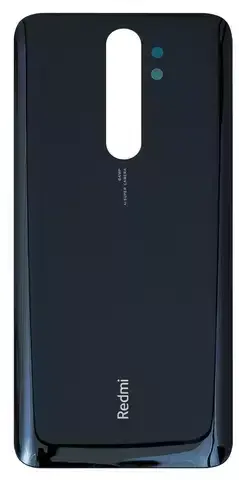 Задня панель корпусу Xiaomi Redmi Note 8 Pro, чорна, M1906G7I, M1906G7G