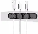 Тримач Baseus Peas Cable Clip (black)