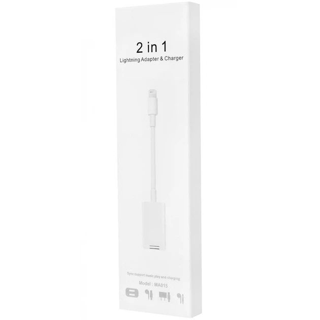 Apple Lightning To Lightning Audio + Charge Adapter