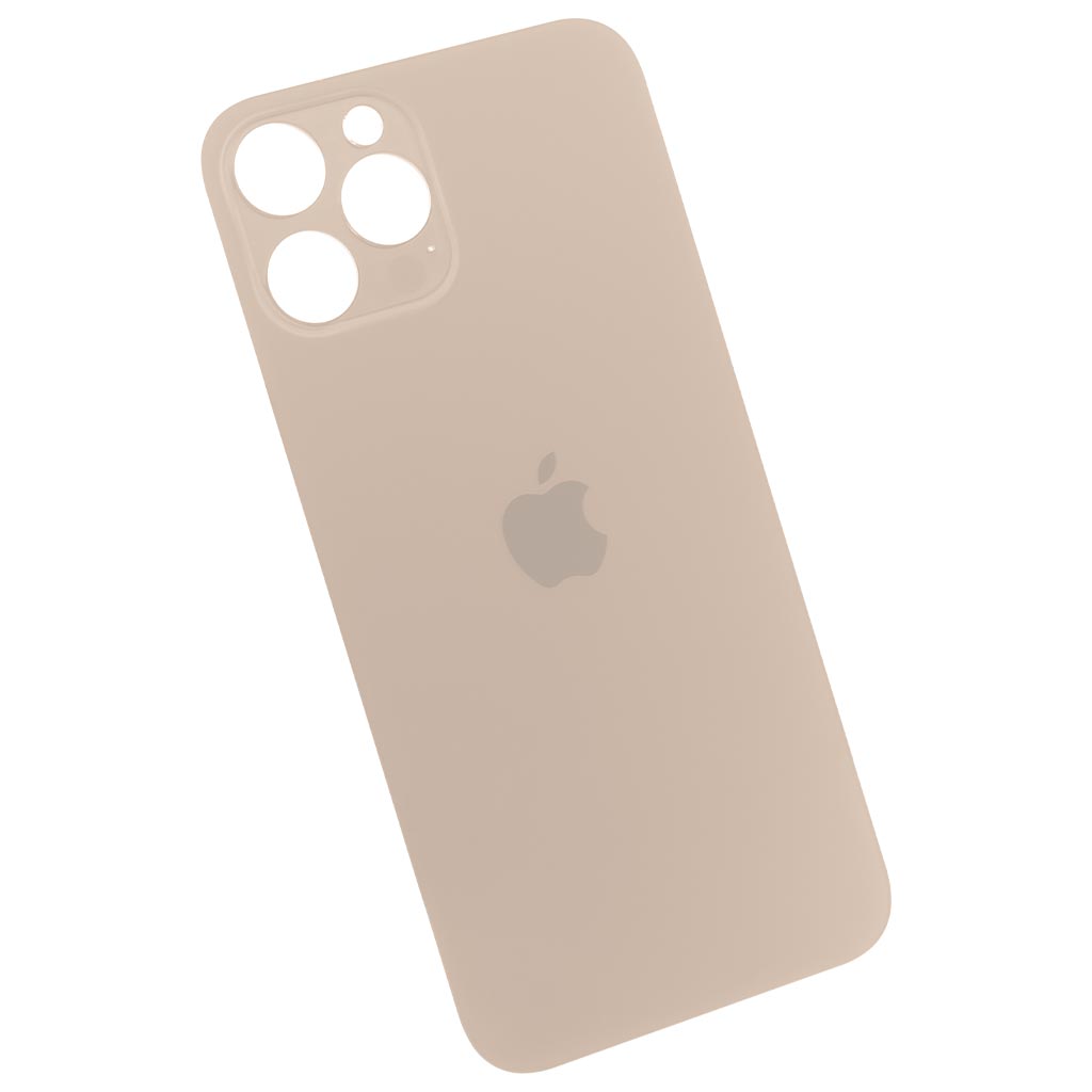 Back cover Apple iPhone 12 Pro Max, large cutout for the camera, High Quality, Gold