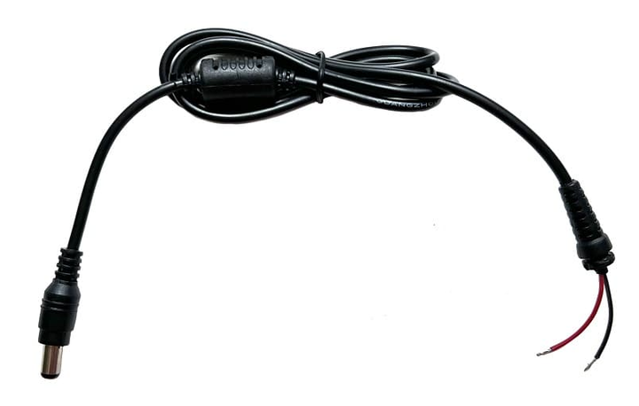 Cable for Toshiba notebook PC 6.3*3.0mm+ pin + ferrite filter + tie