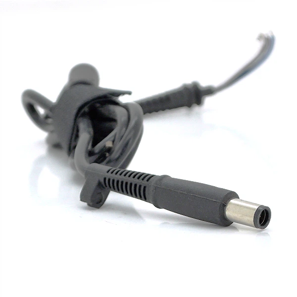 Cable for ZP Dell laptop 7.4*5.0mm+ pin 3 cable + ferrite filter + tie