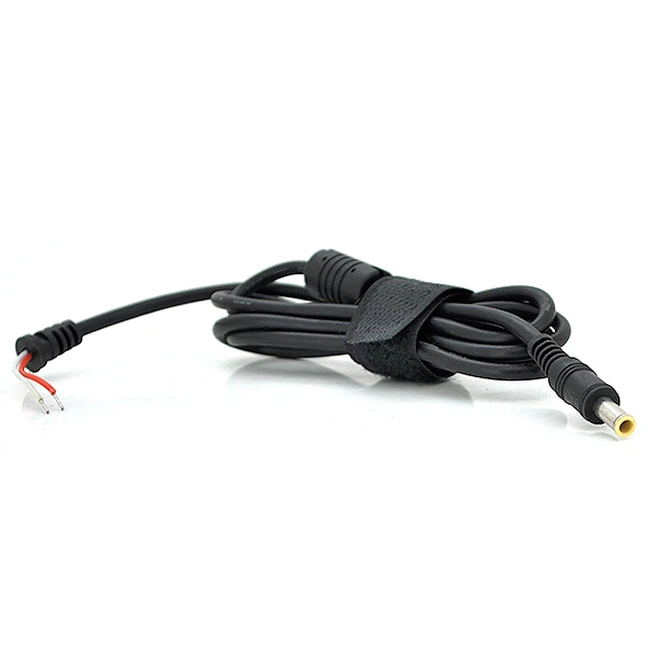 Cable for Samsung notebook PC 5.5*3.0mm+ pin + ferrite filter + tie