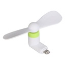 Lightning portable fan white