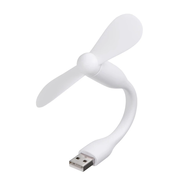 Мобільний вентилятор USB білий
