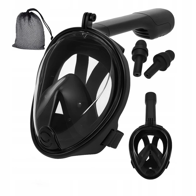 Маска для плавання Swiming mask L/XL (Чорний)