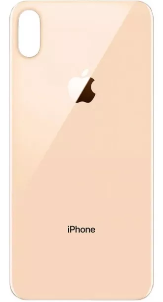 Задня панель корпусу для iPhone XS Max, золотиста, не потрібно знімати скло камери, big hole