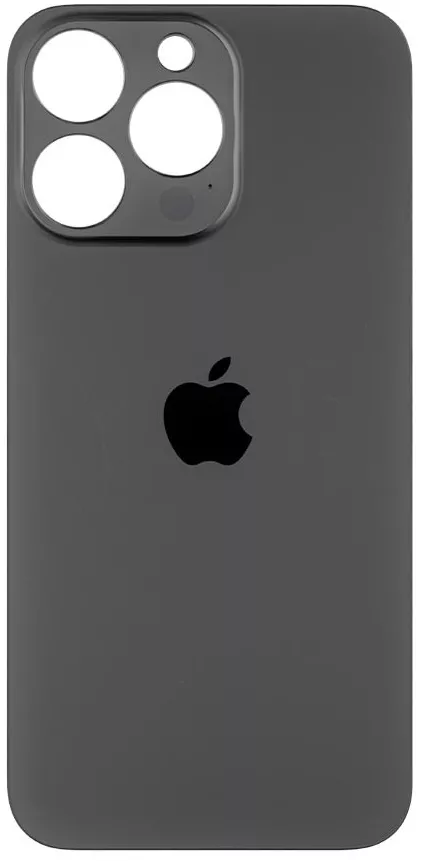 Back cover for iPhone 13 Pro, gray, Graphite, small hole