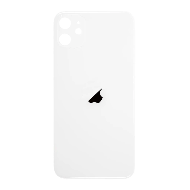 Задня кришка Apple iPhone 11, великий виріз під камеру, High Quality, White