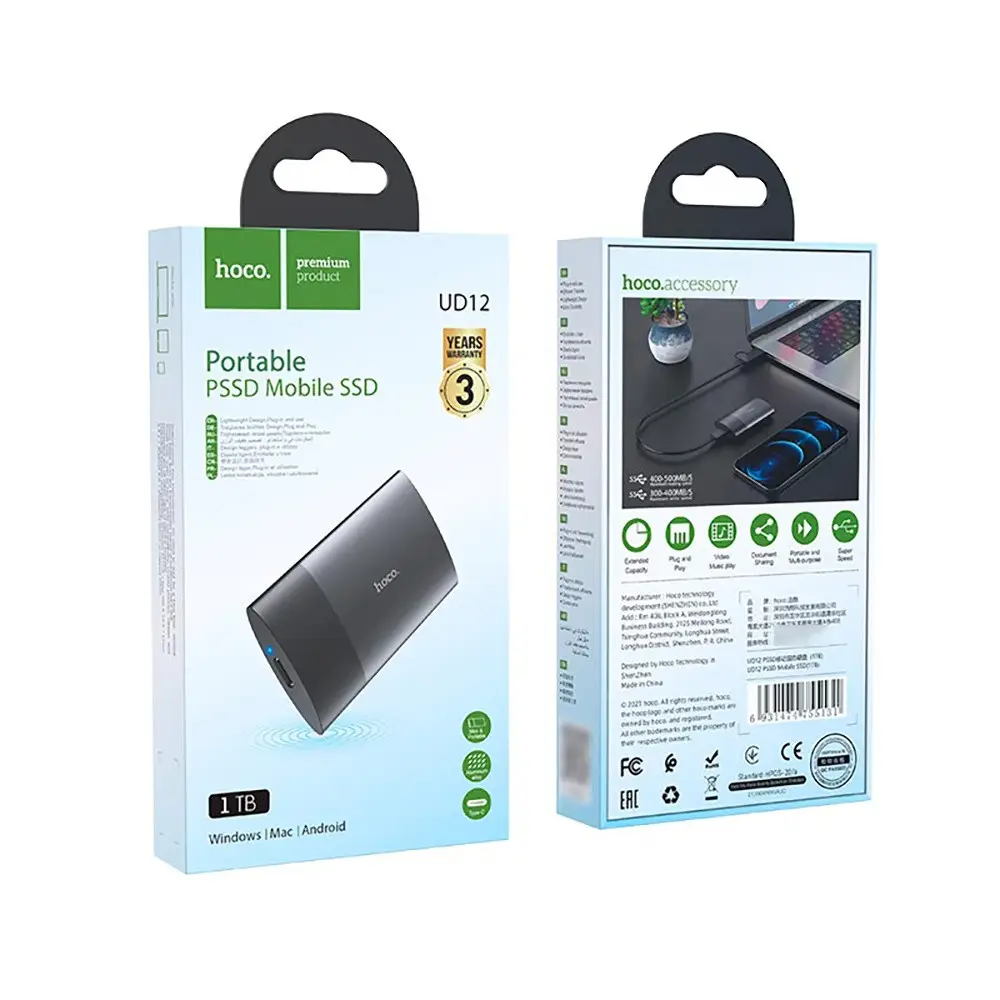 External storage device Hoco UD12 PSSD Mobile SSD 1TB