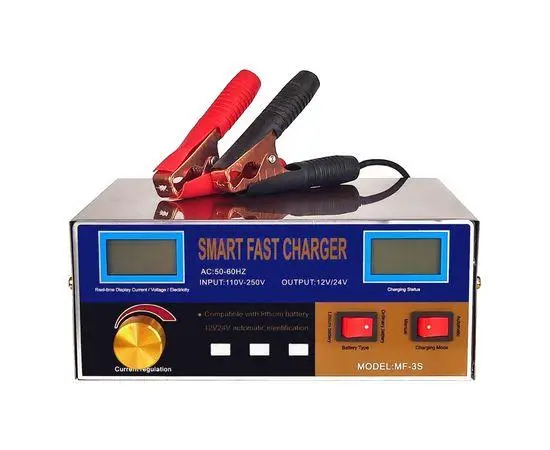 Smart charger MF-3S 12V/24V 15A 400W for gel, acid, AGM batteries