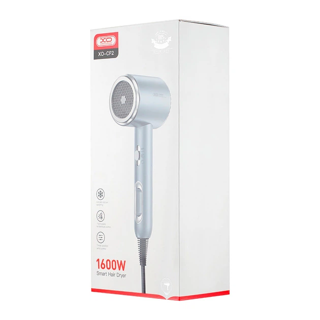 XO CF2 1600W Hair Dryer with Temperature Control (Blue)