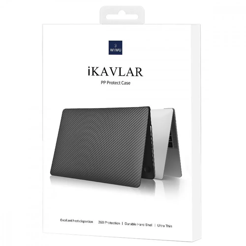 Накладка WIWU iKavlar Crystal Shield MacBook Pro 13,3" 2020/2022 (black)