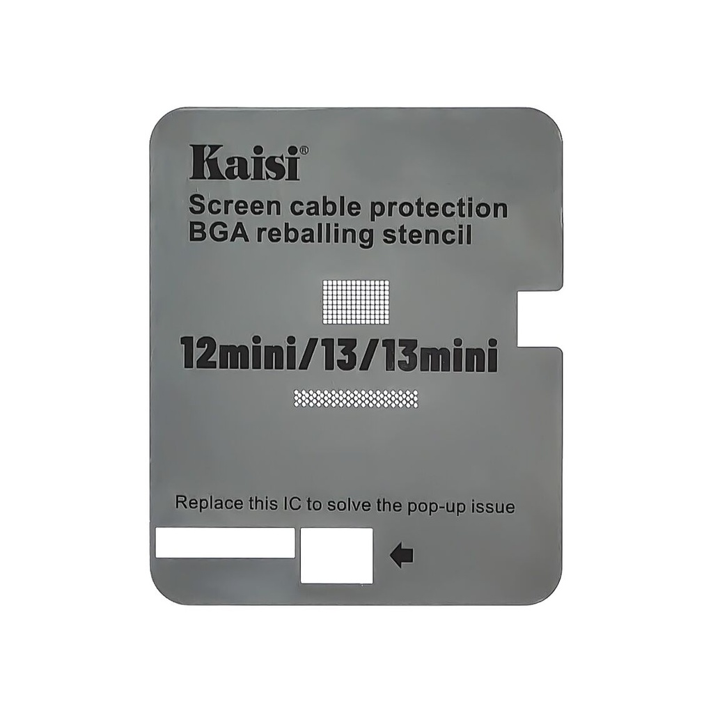 Kaisi BGA Stencil for iPhone 12 Mini/ 13 Mini/ 13 Display Chip