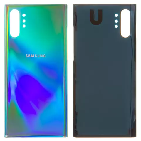 Задня панель корпусу Samsung N975F Galaxy Note 10 Plus, срібляста, aurora glow