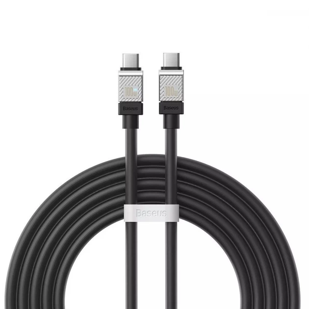 Cable Baseus CoolPlay Series Type-C to Type-C 100W (1m) (black)