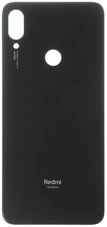 Заднє скло корпусу для Xiaomi Redmi Note 7 чорне