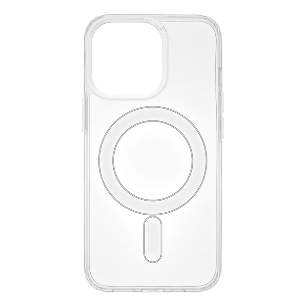 Чохол TPU Clear Case with Magsafe для iPhone 15 Pro (Transparent)